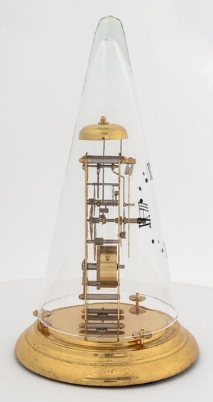 Franz Hermle Leyton Brass Skeleton Clock (9842585338163)