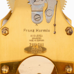 Franz Hermle Leyton Brass Skeleton Clock (9842585338163)