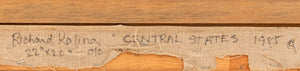 Richard Kalina "Central States" Oil on Canvas (9885174169907)