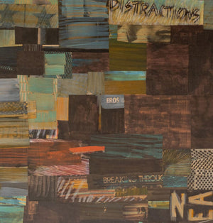 Joan Banach Mixed Media Collage, 1981 (9884034826547)