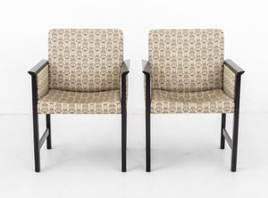 Finnish ICF Ebonized Armchairs, Pair (9884022604083)