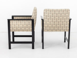 Finnish ICF Ebonized Armchairs, Pair (9884022604083)