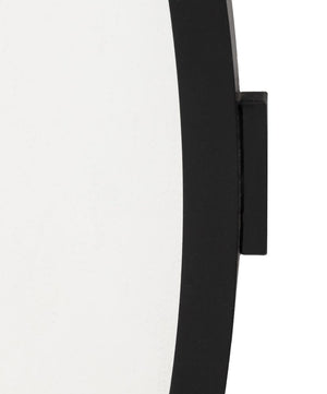Art Deco Style Black Circular Mirror (9885288464691)