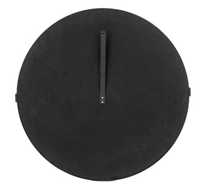 Art Deco Style Black Circular Mirror (9885288464691)