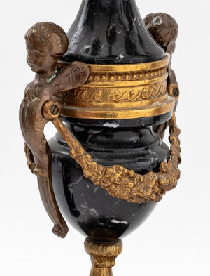 Louis XV Style Gilt Bronze & Marble Garniture (9790402887987)