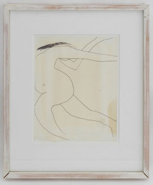 Roger Hilton Nude Figure Ballpoint Pen on Paper (9741265502515)