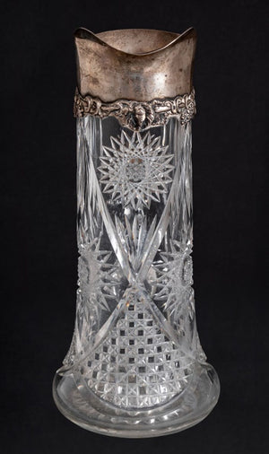 Gorham Sterling Silver Mounted Cut Glass Pitcher (9803006312755)