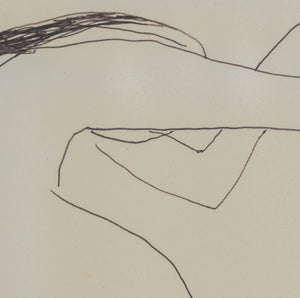 Roger Hilton Nude Figure Ballpoint Pen on Paper (9741265502515)