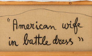 Alvaro Guillot "American Wife in Battle Dress" Oil (9883769372979)