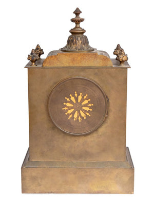 French Gilt Metal and Sevres Attr. Porcelain Clock (9790404624691)