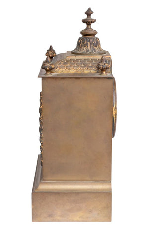 French Gilt Metal and Sevres Attr. Porcelain Clock (9790404624691)