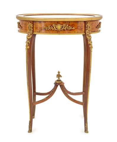 Louis XV Style Kingwood Parquetry Display Table