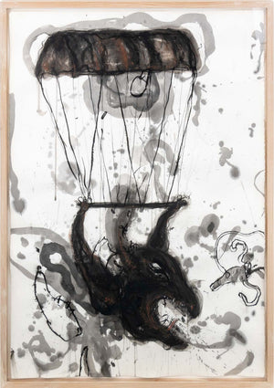 Robert Dandarov "Dark Angel" Mixed Media, 1989