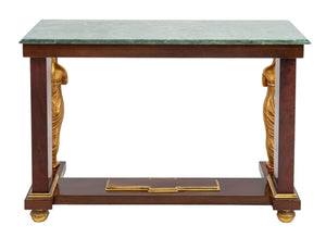 French Empire Style Mahogany Console Table (9738513482035)