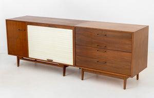 Jens Risom Walnut Credenza