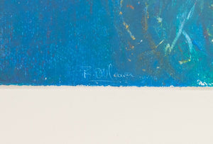 Robert O'Meara Abstract Composition in Blue Pastel (9891386392883)