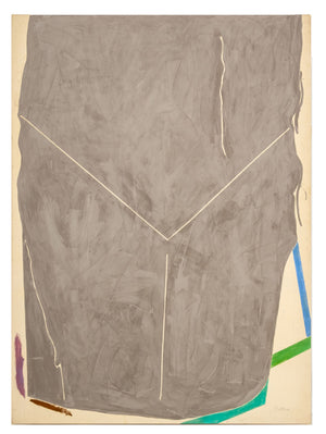 Jack Roth "Cornering 17" Acrylic on Canvas, 1979