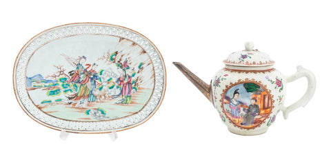 Chinese Export Painted Porcelain Articles, 2