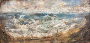 Mary Jo Schwalbach Seascape Oil on Masonite (9825423884595)