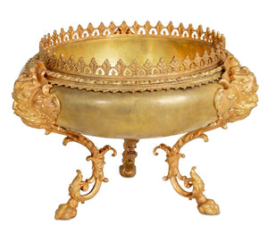 French Gilt Metal and Brass Centerpiece (9804568920371)