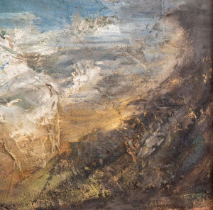 Mary Jo Schwalbach Seascape Oil on Masonite (9825423884595)