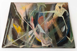 Fritz Bonner Trapezoidal Form Acrylic on Canvas