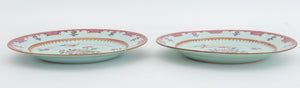 Chinese Export Famille Rose Porcelain Plates, Pair (9765861785907)