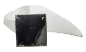 Arthur M. Bernhang Gray Marble Sculpture, 1985 (9755277230387)