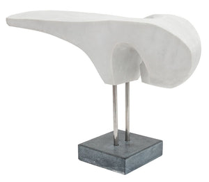 Arthur M. Bernhang Gray Marble Sculpture, 1985 (9755277230387)