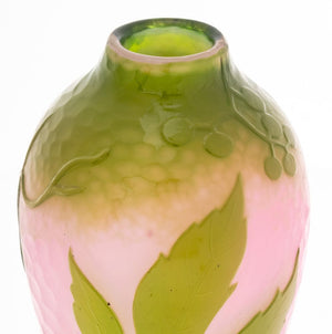 Daum Nancy Martele Ovoid Glass Vase, 1919-1923 (9898370597171)