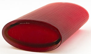 Murano Venini "Ellittici" Art Glass Vase, 2000 (9765699486003)
