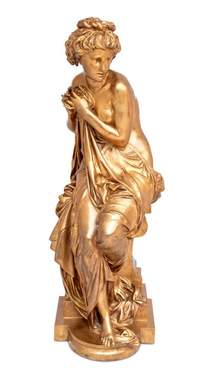 Auguste Carrier "Bathing Venus" Gilt Bronze (9765872042291)