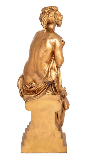 Auguste Carrier "Bathing Venus" Gilt Bronze (9765872042291)