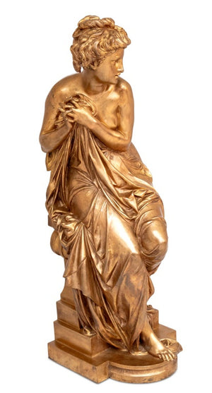 Auguste Carrier "Bathing Venus" Gilt Bronze (9765872042291)
