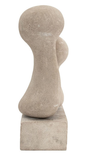 Signed Modern Abstract Stone Sculpture, 1967 (9755282669875)