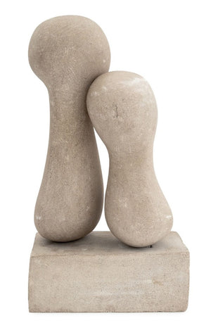 Signed Modern Abstract Stone Sculpture, 1967 (9755282669875)