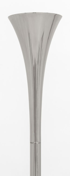 Laurel Mid-Century Chrome Torchiere Lamps, 2 (9776087433523)