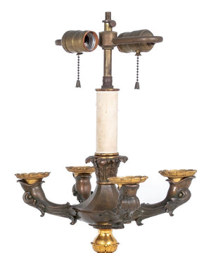 Restauration Ormolu and Bronze Candelabra, Pair (9738557161779)