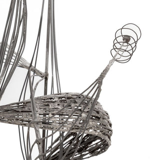 American School Abstract Floral Wire Sculpture (9755288731955)