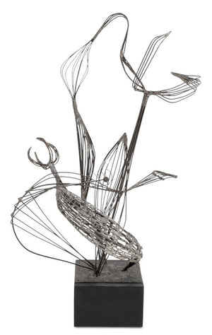 American School Abstract Floral Wire Sculpture (9755288731955)