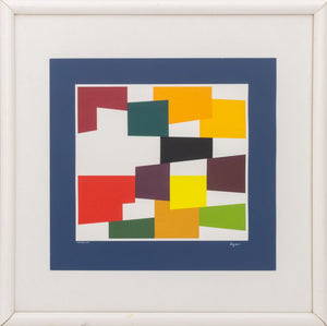Yaacov Agam "Composition I" Screenprint, circa 1975