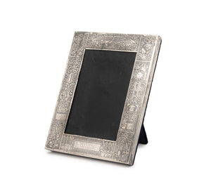 Cartier Sterling Baby Announcement Picture Frame