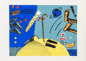 Domenick Capobianco "Zip-Zap" Lithograph
