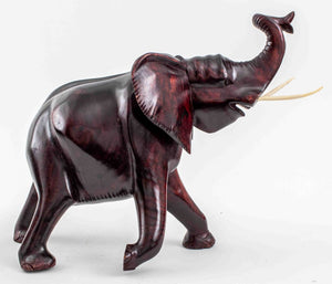 Large African Ebonized Wood Elephants, 2 (9770029056307)