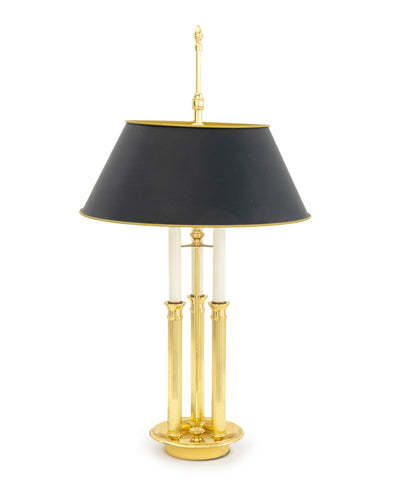 French Style Gilt Brass Bouillotte Lamp