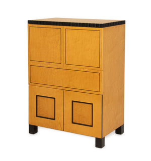 Richard Bloch Birds Eye Maple Cabinet