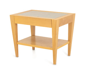 Donghia Maple Two-Tier Side Table