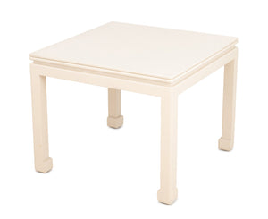 James Mont Style White Painted Dining Table