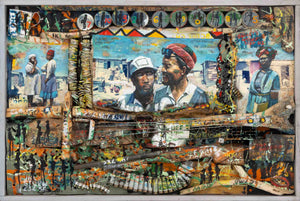 Willie Bester "Township Life" Mixed Media, 1993