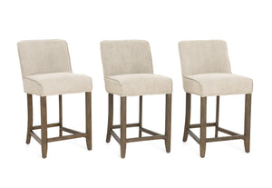 Four Hands "Aria" Upholstered Bar Stools, 3